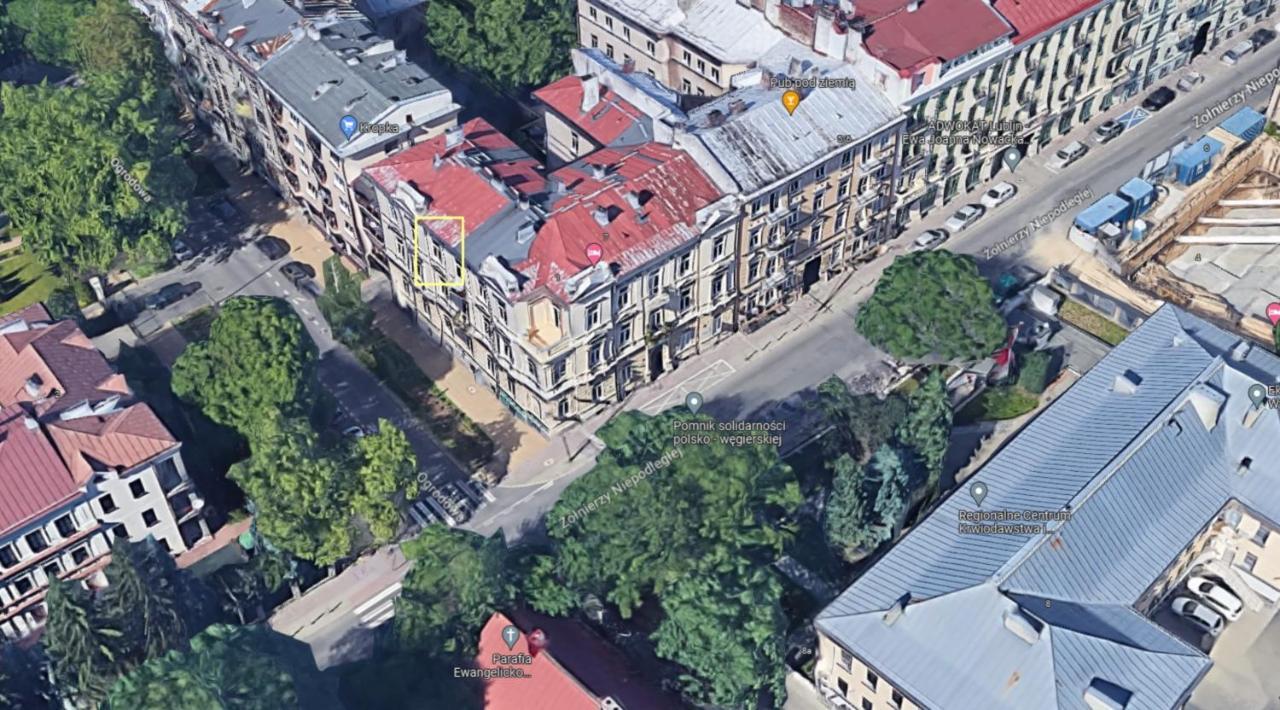 Lublinbnb - Exclusive Family Apartment ------ In The Heart Of Lublin -------------------------------- Bedroom & Living Room & Kitchen Luaran gambar